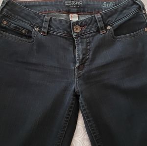 Silver Suki Jeans